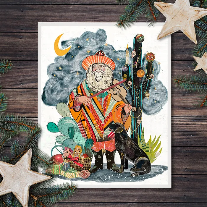 2021 SANTA CLAUS limited edition paper print