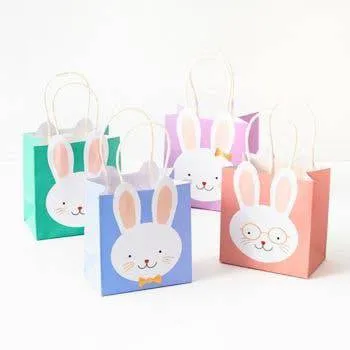 Easter Bunny Head Treat Bags - 8pk S7106